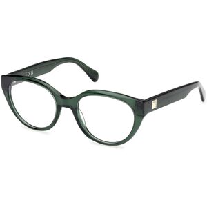 Max&co. Max &co Mo5205 096 Shiny Dark Green 50/18/135 Woman Eyewear Frame Max&co. Max &co Mo5205 096 Shiny Dark Green 50/18/135 Woman Eyewear Frame