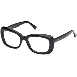 Max Mara Maxmara Mm5211 001 Shiny Black 52/17/140 Woman Eyewear Frame Max Mara Maxmara Mm5211 001 Shiny Black 52/17/140 Woman Eyewear Frame