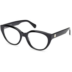 Max&co. Max &co Mo5205 001 Shiny Black 53/18/140 Woman Eyewear Frame Max&co. Max &co Mo5205 001 Shiny Black 53/18/140 Woman Eyewear Frame