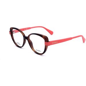 Max&co. Mo5085 056 Havana 49/15/140 Woman Eyewear Frame Max&co. Mo5085 056 Havana 49/15/140 Woman Eyewear Frame