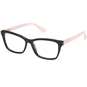 Guess Gu50185 001 Shiny Black 53/14/140 Woman Eyewear Frame Guess Gu50185 001 Shiny Black 53/14/140 Woman Eyewear Frame