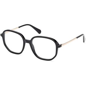 Max&co. Max &co Mo5199 001 Shiny Black 53/18/140 Woman Eyewear Frame Max&co. Max &co Mo5199 001 Shiny Black 53/18/140 Woman Eyewear Frame