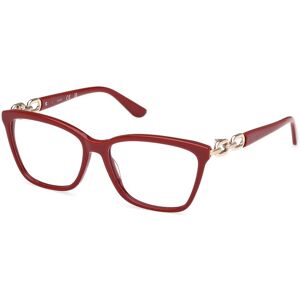 Guess Gu50181 066 Shiny Dark Red 52/15/135 Woman Eyewear Frame Guess Gu50181 066 Shiny Dark Red 52/15/135 Woman Eyewear Frame