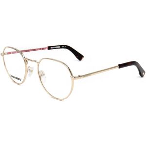 Dsquared2 D2 0019 06j Gold Havana 52/22/145 Unisex Eyewear Frame Dsquared2 D2 0019 06j Gold Havana 52/22/145 Unisex Eyewear Frame