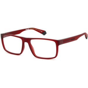 Polaroid PLD D532 0Z3 Unisex Matte Red Optical Frames - Eyewear Polaroid PLD D532 0Z3 Unisex Matte Red Optical Frames - Eyewear