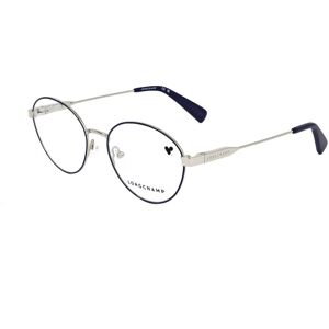 Longchamp Lo2154 042 Silver Blue 52/17/140 Woman Eyewear Frame Longchamp Lo2154 042 Silver Blue 52/17/140 Woman Eyewear Frame
