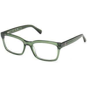 Guess Gu50252 096 Shiny Dark Green 55/19/145 Man Eyewear Frame Guess Gu50252 096 Shiny Dark Green 55/19/145 Man Eyewear Frame