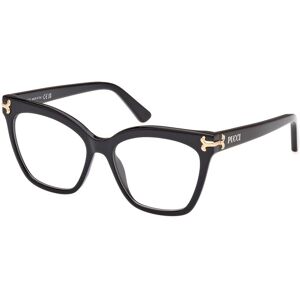 Emilio Pucci Pucci Ep5235 001 Shiny Black 54/16/140 Woman Eyewear Frame Emilio Pucci Pucci Ep5235 001 Shiny Black 54/16/140 Woman Eyewear Frame