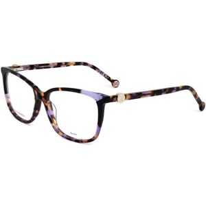 Carolina Herrera Ch 0055 F0t Violet Havana Black 56/15/145 Woman Eyewear Frame Carolina Herrera Ch 0055 F0t Violet Havana Black 56/15/145 Woman Eyewear Frame