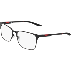 Nike 8142 001 Matte Black 54/16/145 Male Eyewear Frame Nike 8142 001 Matte Black 54/16/145 Male Eyewear Frame