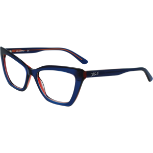 Karl Lagerfeld Kl6063 N 403 Blue Trilayer 54/17/140 Female Eyewear Frame Karl Lagerfeld Kl6063 N 403 Blue Trilayer 54/17/140 Female Eyewear Frame