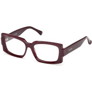 Max Mara Maxmara Mm5189 069 Shiny Bordeaux 54/16/135 Woman Eyewear Frame Max Mara Maxmara Mm5189 069 Shiny Bordeaux 54/16/135 Woman Eyewear Frame