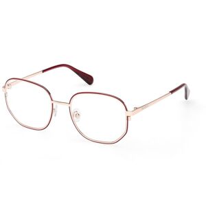Max&co. Max &co Mo5196 033 Shiny Pink Gold 52/19/140 Woman Eyewear Frame Max&co. Max &co Mo5196 033 Shiny Pink Gold 52/19/140 Woman Eyewear Frame
