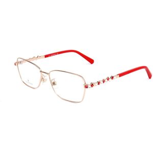 Swarovski Sk5375 D 068 Red 54/15/145 Woman Eyewear Frame Swarovski Sk5375 D 068 Red 54/15/145 Woman Eyewear Frame