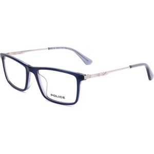 Police Vpld08m 0n86 Shiny Blue Top Grey 52/16/145 Man Eyewear Frame Police Vpld08m 0n86 Shiny Blue Top Grey 52/16/145 Man Eyewear Frame