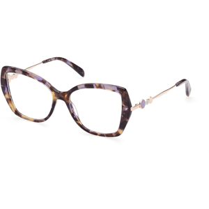 Emilio Pucci Pucci Ep5191 055 Coloured Havana 53/16/140 Woman Eyewear Frame Emilio Pucci Pucci Ep5191 055 Coloured Havana 53/16/140 Woman Eyewear Frame