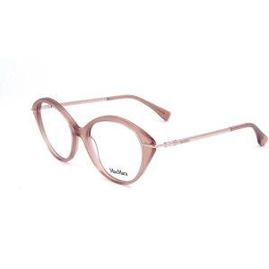Max Mara Maxmara Mm5075 059 Beige 52/17/135 Woman Eyewear Frame Max Mara Maxmara Mm5075 059 Beige 52/17/135 Woman Eyewear Frame