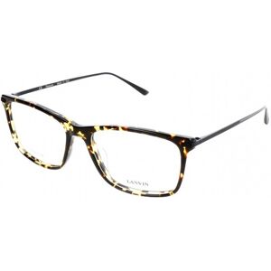 Lanvin Vln782m Shiny Brown/yellow Havana 55/17/145 Man Eyewear Frame Lanvin Vln782m Shiny Brown/yellow Havana 55/17/145 Man Eyewear Frame