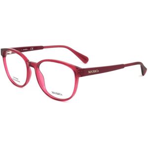 Max&co. Mo5067 075 Shiny Fuxia 53/16/140 Woman Eyewear Frame Max&co. Mo5067 075 Shiny Fuxia 53/16/140 Woman Eyewear Frame
