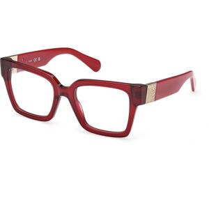 Max&co. Max &co Mo5175 066 Shiny Dark Red 51/19/140 Woman Eyewear Frame Max&co. Max &co Mo5175 066 Shiny Dark Red 51/19/140 Woman Eyewear Frame