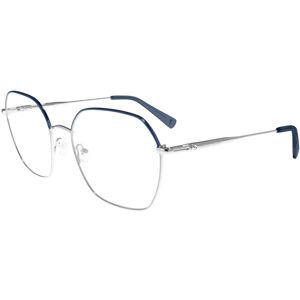 Longchamp Lo2152 N 042 Silver/blue 53/19/140 Female Eyewear Frame Longchamp Lo2152 N 042 Silver/blue 53/19/140 Female Eyewear Frame