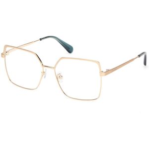Max&co. Max &co Mo5097 030 Shiny Deep Gold 54/15/140 Woman Eyewear Frame Max&co. Max &co Mo5097 030 Shiny Deep Gold 54/15/140 Woman Eyewear Frame