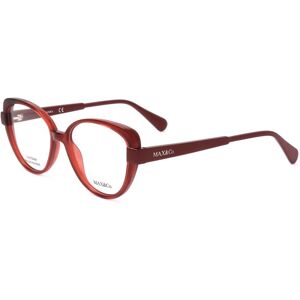 Max&co. Mo5085 066 Shiny Red 49/15/140 Woman Eyewear Frame Max&co. Mo5085 066 Shiny Red 49/15/140 Woman Eyewear Frame