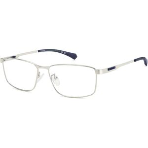 Polaroid Pld D534/g 010 Palladium 57/15/145 Man Eyewear Frame Polaroid Pld D534/g 010 Palladium 57/15/145 Man Eyewear Frame