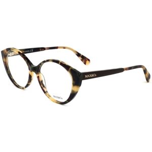 Max&co. Mo5032 052 Dark Havana 53/16/140 Woman Eyewear Frame Max&co. Mo5032 052 Dark Havana 53/16/140 Woman Eyewear Frame