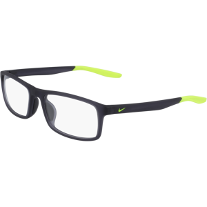 Nike 7119 N 037 Matte Gridiron/volt 53/17/140 Unisex Eyewear Frame Nike 7119 N 037 Matte Gridiron/volt 53/17/140 Unisex Eyewear Frame
