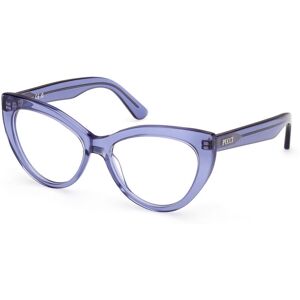 Emilio Pucci Pucci Ep5266 090 Shiny Light Blue 54/16/140 Woman Eyewear Frame Emilio Pucci Pucci Ep5266 090 Shiny Light Blue 54/16/140 Woman Eyewear Frame