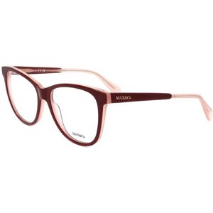 Max&co. Mo5075 071 Bordeaux 54/16/140 Woman Eyewear Frame Max&co. Mo5075 071 Bordeaux 54/16/140 Woman Eyewear Frame