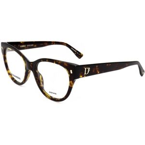 Dsquared2 D2 0069 Havana 52/18/145 Woman Eyewear Frame Dsquared2 D2 0069 Havana 52/18/145 Woman Eyewear Frame