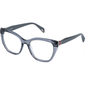 Police Vplt01 0840 Grigio Trasparente 54/18/140 Woman Eyewear Frame Police Vplt01 0840 Grigio Trasparente 54/18/140 Woman Eyewear Frame