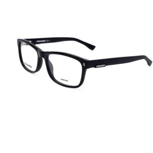 Dsquared2 D2 0009 807 Black 56/17/145 Man Eyewear Frame Dsquared2 D2 0009 807 Black 56/17/145 Man Eyewear Frame