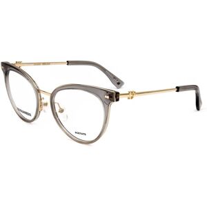 Dsquared2 D2 0067 Ft3 Grey Gold 52/20/145 Woman Eyewear Frame Dsquared2 D2 0067 Ft3 Grey Gold 52/20/145 Woman Eyewear Frame