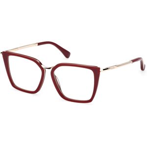 Max Mara Maxmara Mm5151-B 069 Shiny Bordeaux 52/14/140 Woman Eyewear Frame Max Mara Maxmara Mm5151-B 069 Shiny Bordeaux 52/14/140 Woman Eyewear Frame