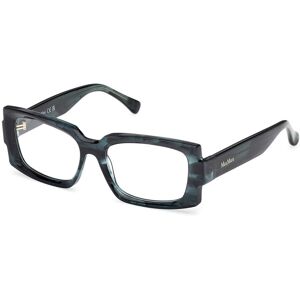 Max Mara Maxmara Mm5189 098 Green Horn 54/16/135 Woman Eyewear Frame Max Mara Maxmara Mm5189 098 Green Horn 54/16/135 Woman Eyewear Frame