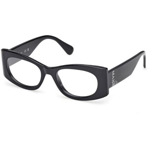 Max&co. Max &co Mo5184 001 Shiny Black 51/19/140 Woman Eyewear Frame Max&co. Max &co Mo5184 001 Shiny Black 51/19/140 Woman Eyewear Frame