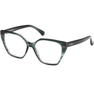 Max Mara Maxmara Mm5085 098 Dark Green/striped 55/15/140 Woman Eyewear Frame Max Mara Maxmara Mm5085 098 Dark Green/striped 55/15/140 Woman Eyewear Frame