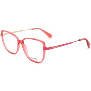 Max&co. Mo5102 066 Shiny Red 54/14/145 Woman Eyewear Frame Max&co. Mo5102 066 Shiny Red 54/14/145 Woman Eyewear Frame
