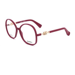 Max Mara Maxmara Mm5100 075 Shiny Fuxia 55/15/140 Woman Eyewear Frame Max Mara Maxmara Mm5100 075 Shiny Fuxia 55/15/140 Woman Eyewear Frame