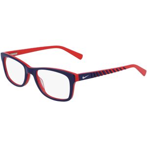 Nike 5509 N 413 Obsidian/university Red 48/17/130 Child Eyewear Frame Nike 5509 N 413 Obsidian/university Red 48/17/130 Child Eyewear Frame