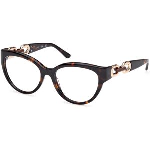 Guess Gu50182 052 Dark Havana 55/17/140 Woman Eyewear Frame Guess Gu50182 052 Dark Havana 55/17/140 Woman Eyewear Frame
