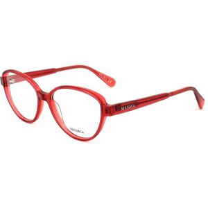 Max&co. Mo5061 066 Shiny Red 52/15/140 Woman Eyewear Frame Max&co. Mo5061 066 Shiny Red 52/15/140 Woman Eyewear Frame