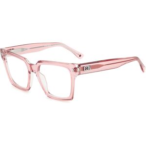 Dsquared2 Icon 0019 8xo Pink Crystal 52/18/145 Woman Eyewear Frame Dsquared2 Icon 0019 8xo Pink Crystal 52/18/145 Woman Eyewear Frame