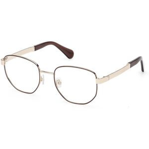 Max&co. Max &co Mo5183 048 Shiny Dark Brown 51/19/140 Woman Eyewear Frame Max&co. Max &co Mo5183 048 Shiny Dark Brown 51/19/140 Woman Eyewear Frame
