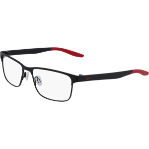 Nike 8130 N 073 Satin Black/gym Red 56/16/140 Male Eyewear Frame Nike 8130 N 073 Satin Black/gym Red 56/16/140 Male Eyewear Frame