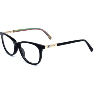 M Missoni Mmi 0051 807 Black 50/16/140 Woman Eyewear Frame M Missoni Mmi 0051 807 Black 50/16/140 Woman Eyewear Frame