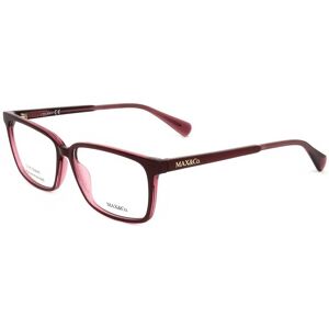 Max&co. Mo5093 069 Shiny Bordeaux 54/13/140 Woman Eyewear Frame Max&co. Mo5093 069 Shiny Bordeaux 54/13/140 Woman Eyewear Frame